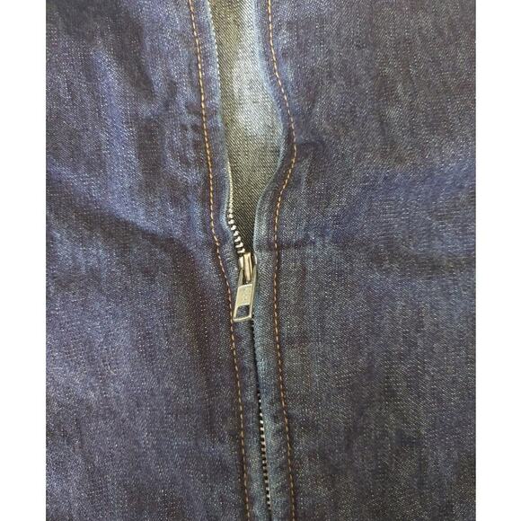 Dickies Girl Zipper Closure Madison Demin Jacket Size Large - Picture 2 of 8